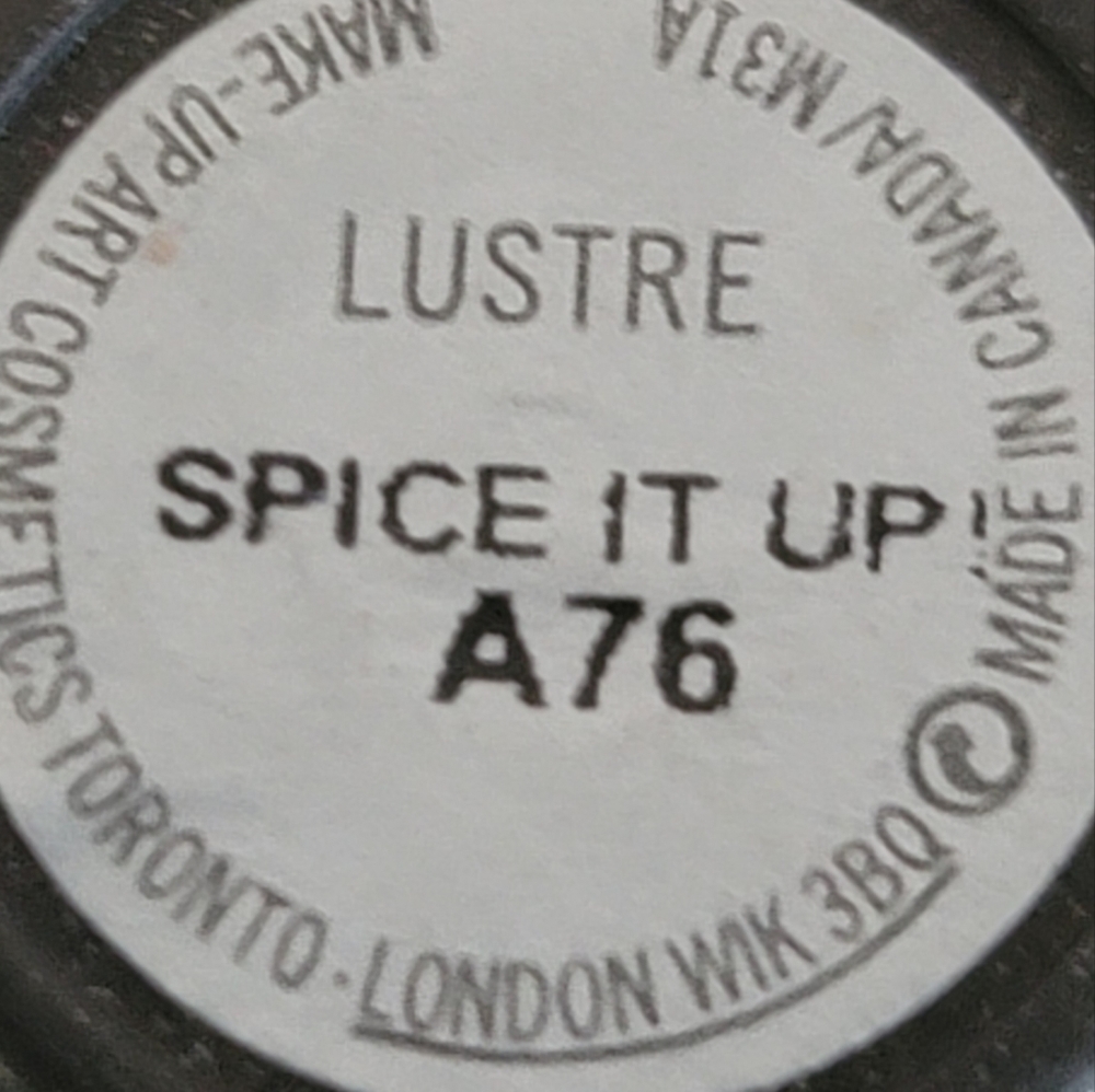 MAC Lustre Spice It Up A76 Lipstick (See Full Description) - Picture 2 of 3
